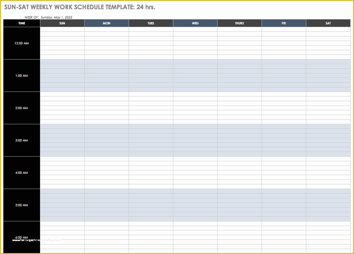 Free Scheduling Calendar Template Of Free Work Schedule Templates for Word and Excel