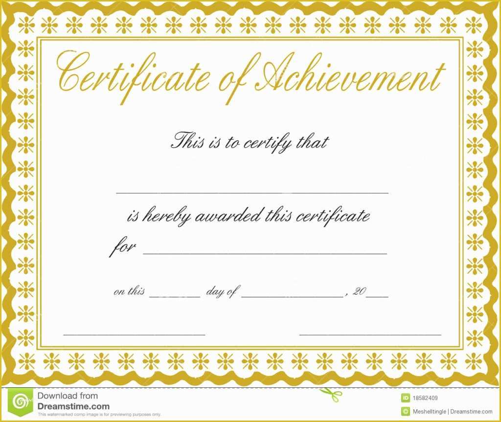 Free School Award Certificate Templates Of 26 Achievement Certificates for 2018