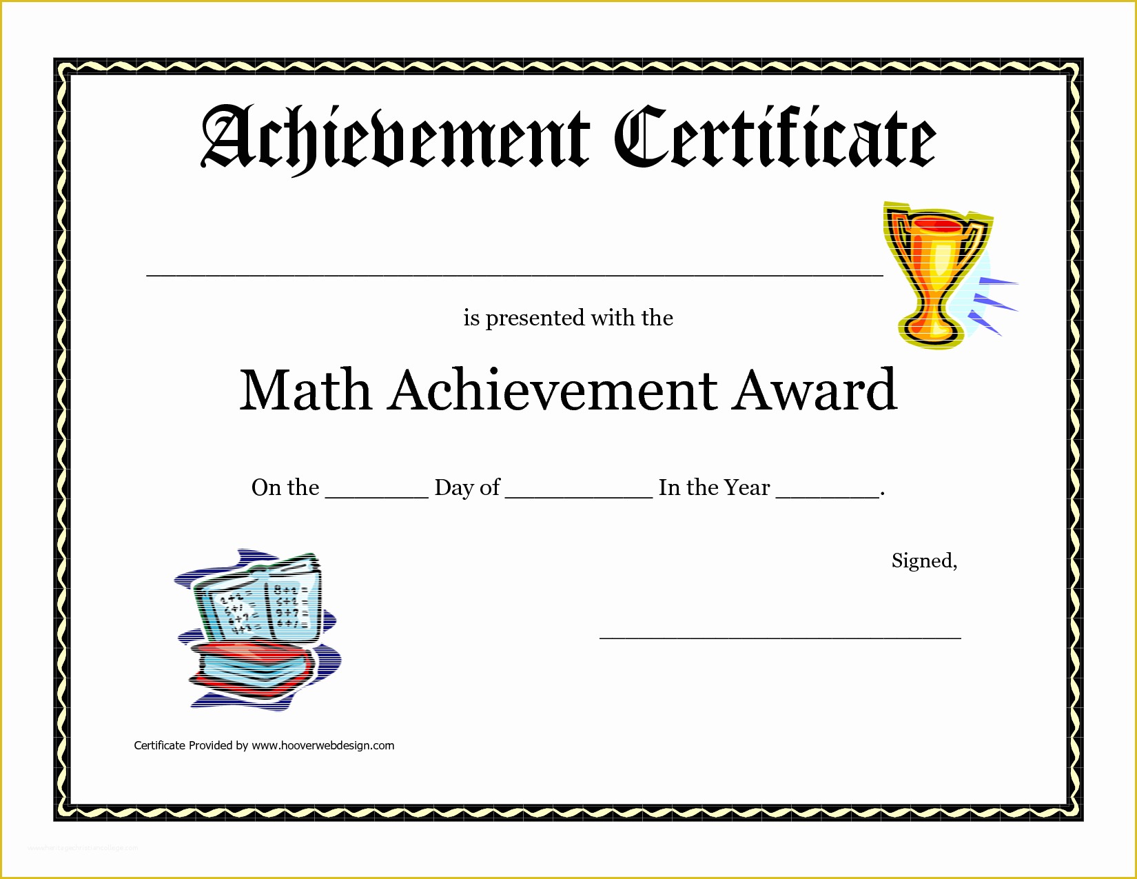 Free School Award Certificate Templates Of Acheive Printable Student Awards