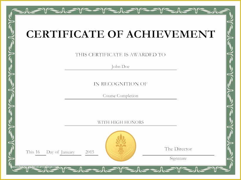 Free School Award Certificate Templates Of Certificate Template software Try It Free and Create