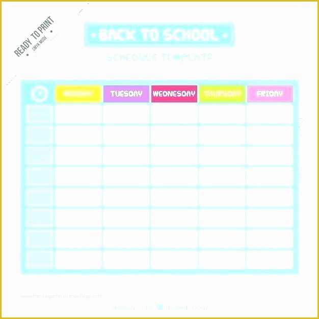 Free School Master Schedule Template Of 2 Year Old Elementary School Daily Schedule Template for