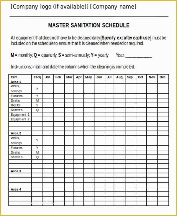 Free School Master Schedule Template Of Master Schedule Templates 11 Free Samples Examples