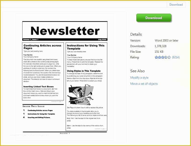 Free School Newsletter Templates for Microsoft Word Of Newsletter Templates Word