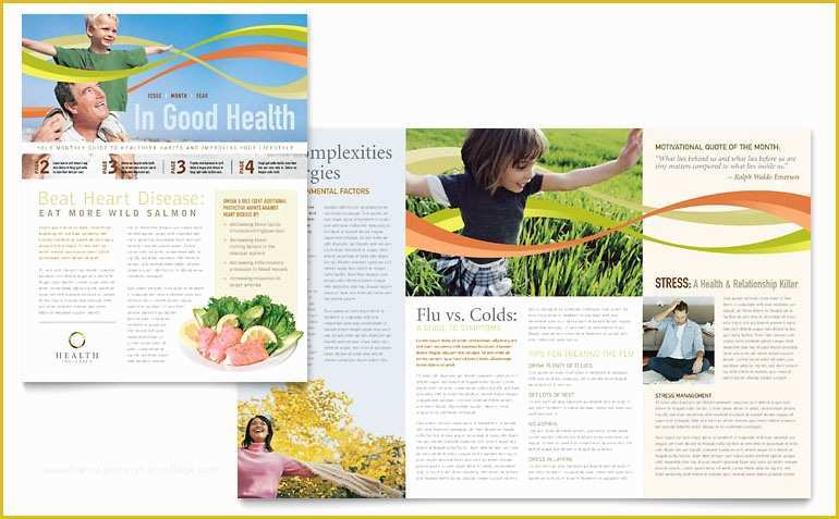 Free School Newsletter Templates for Publisher Of Health Insurance Pany Newsletter Template Word