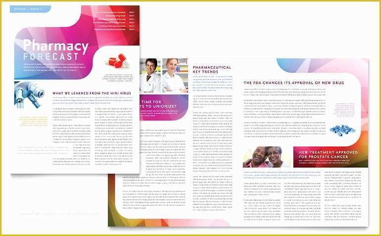 Free School Newsletter Templates for Publisher Of Pharmacy School Newsletter Template Word &amp; Publisher