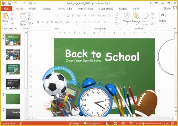Free School Powerpoint Templates Of Animated School Powerpoint Templates