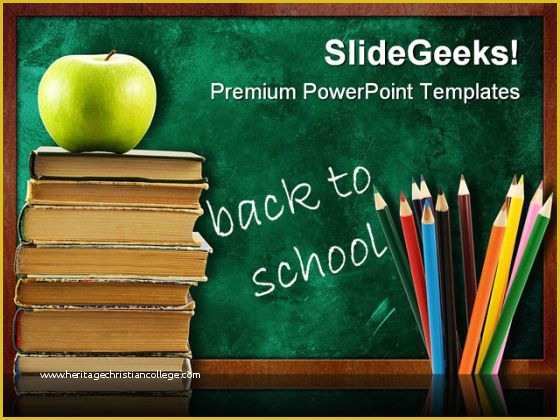 Free School Powerpoint Templates Of Back to School05 Education Powerpoint Template 0810