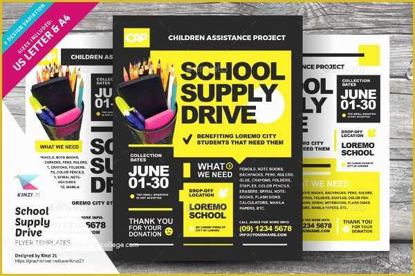 Free School Supply Drive Flyer Template Of 21 Driving School Flyer Templates Free & Premium Download