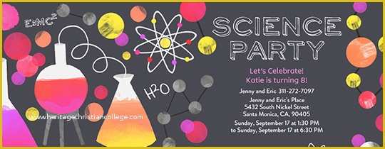 Free Science Birthday Party Invitation Templates Of Invitations Free Ecards and Party Planning Ideas From Evite