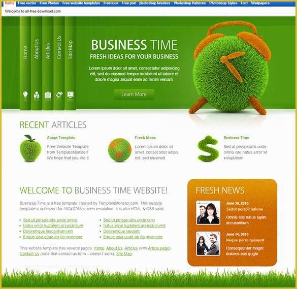 Free Science Website Templates Of 21 Free Business Website themes &amp; Templates