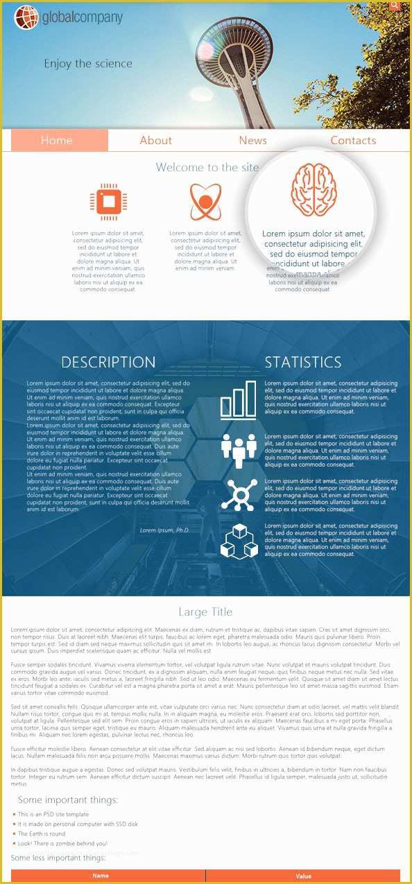 Free Science Website Templates Of 30 5 Free Modern And Useful Psd 