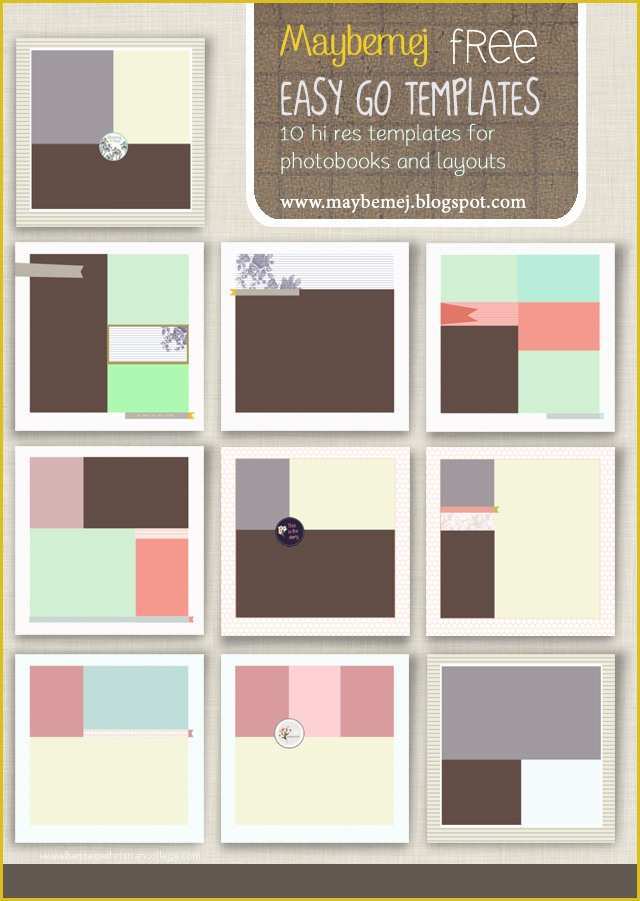 53 Free Scrapbook Templates for Photoshop