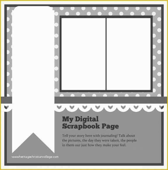 Free Scrapbook Templates for Photoshop Of Free Digital Scrapbooking Templates Shop Printable