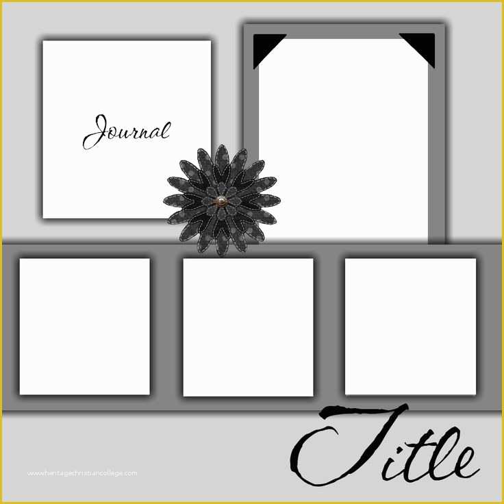 Free Scrapbook Templates Of Free Printable Scrapbook Layout Templates