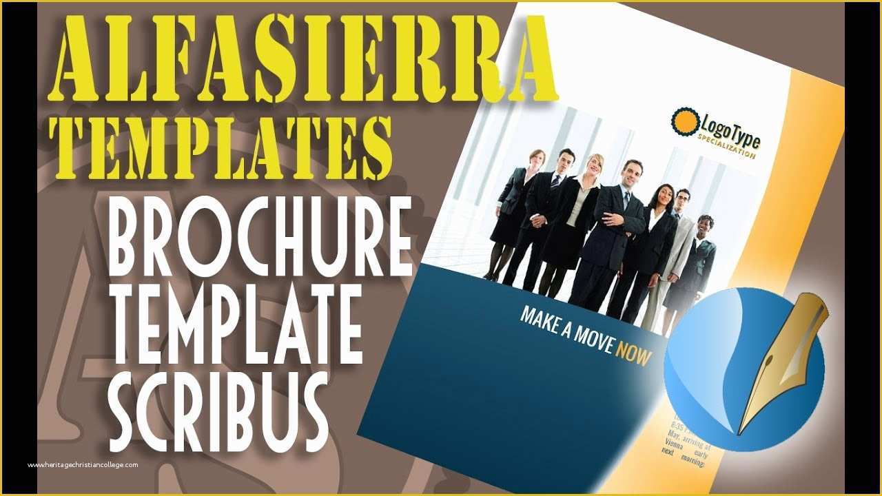 Free Scribus Templates Of Scribus Template A Brochure