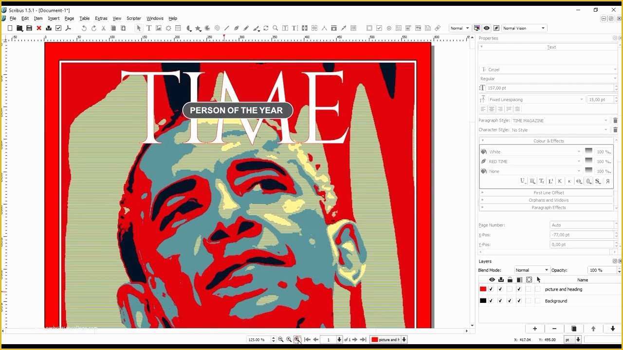 Free Scribus Templates Of Time Magazine Cover Scribus 1 5 1 Template