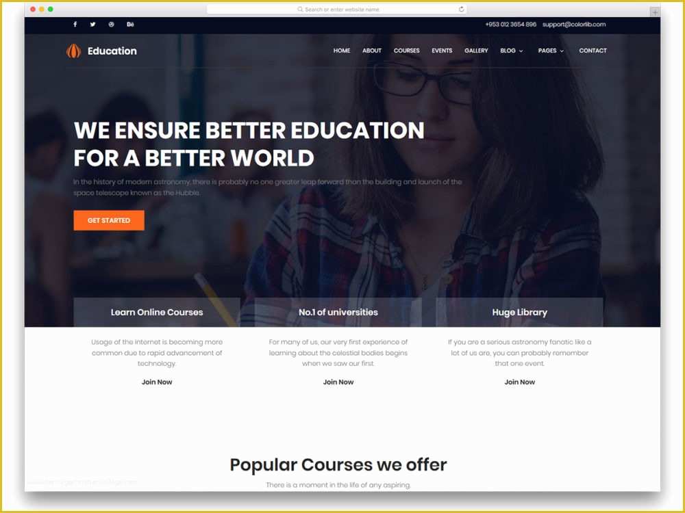 Free Search Engine Website Templates Of 20 Free School Website Templates for Millennial Students