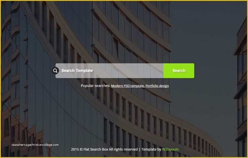 Free Search Engine Website Templates Of Flat Search Box form Responsive Wid Template by W3layouts