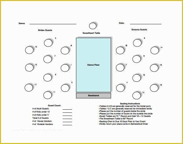 Free Seating Chart Template Of 11 Table Seating Chart Templates Doc Pdf Excel