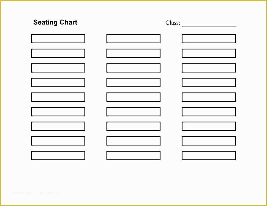 Free Seating Chart Template Of 40 Great Seating Chart Templates Wedding Classroom More