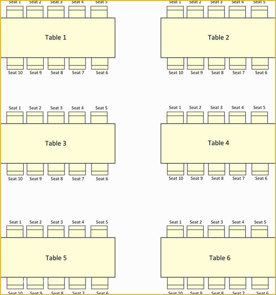 Free Seating Chart Template Of 40 Great Seating Chart Templates Wedding Classroom More