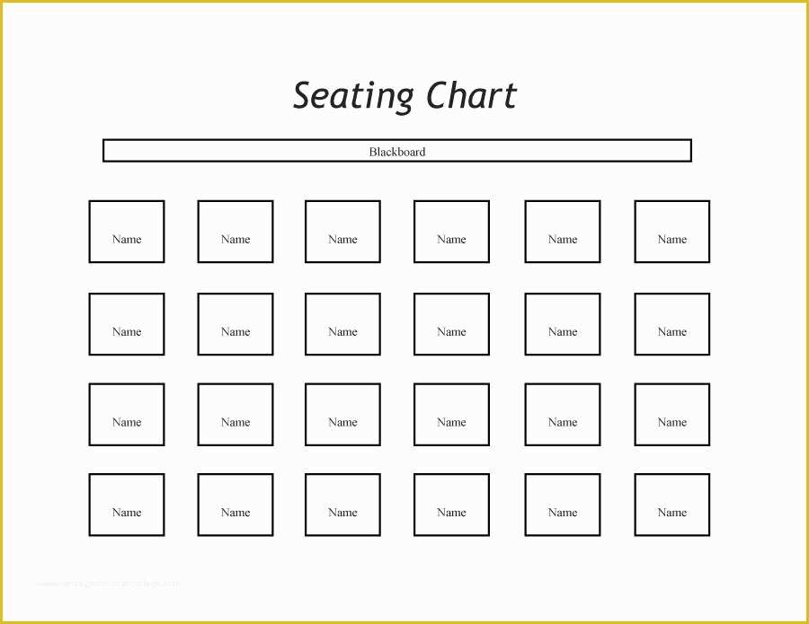 Free Seating Chart Template Of 40 Great Seating Chart Templates Wedding Classroom More