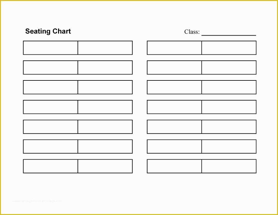 Free Seating Chart Template Of 40 Great Seating Chart Templates Wedding Classroom More