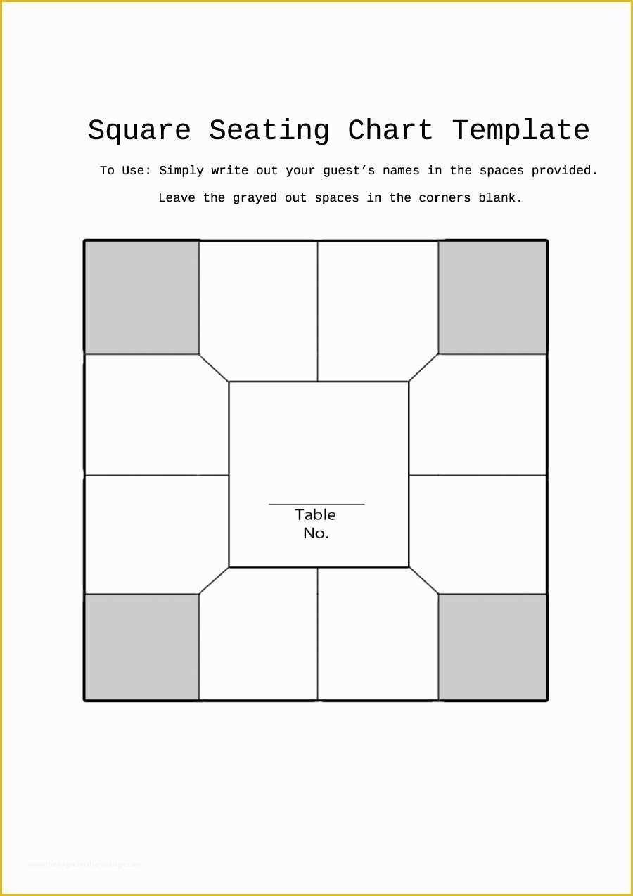 Free Seating Chart Template Of 40 Great Seating Chart Templates Wedding Classroom More