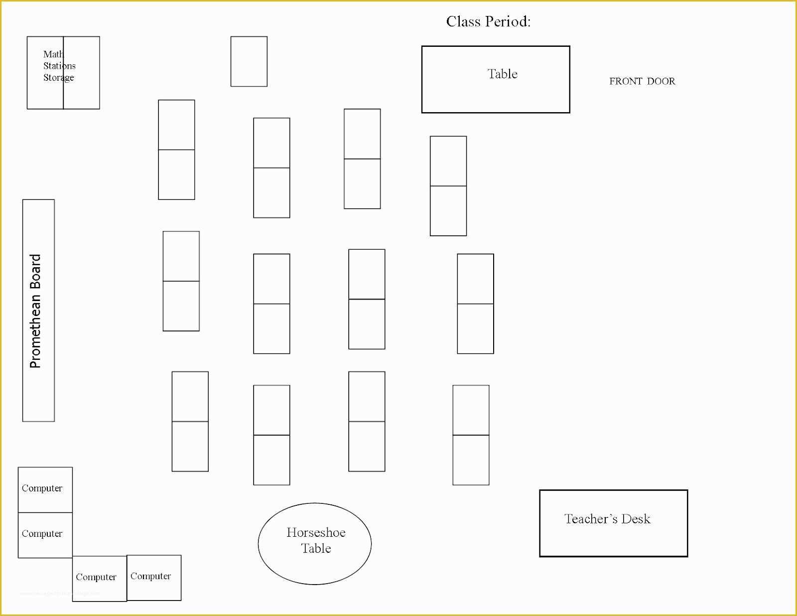 Free Seating Chart Template Of Classroom Seating Arrangement Templates