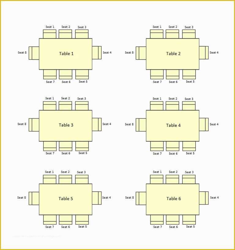 Free Seating Chart Template Of Free Wedding Seating Chart Templates You Can Customize
