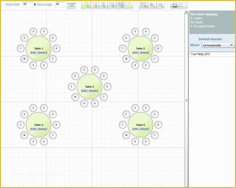 Free Seating Chart Template Of Free Wedding Seating Chart Templates You Can Customize