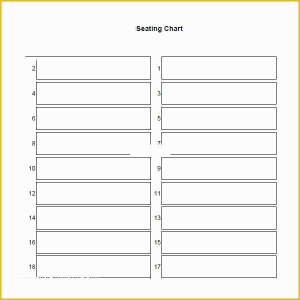 Free Seating Chart Template Of Sample Seating Chart Template 16 Free Documents In Pdf