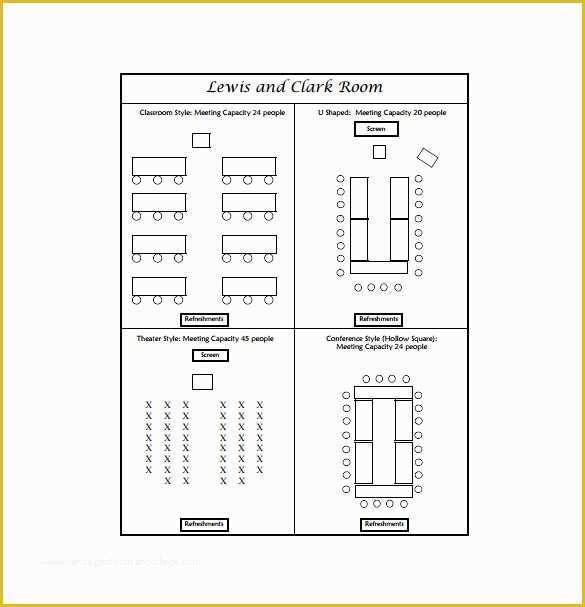 Free Seating Chart Template Of Seating Chart Template 9 Free Word Excel Pdf format
