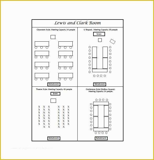 Seating Chart Format