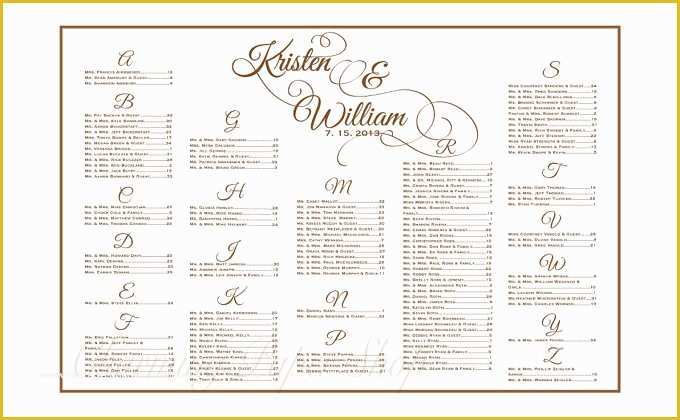 Free Seating Chart Template Of Wedding Seating Chart Template