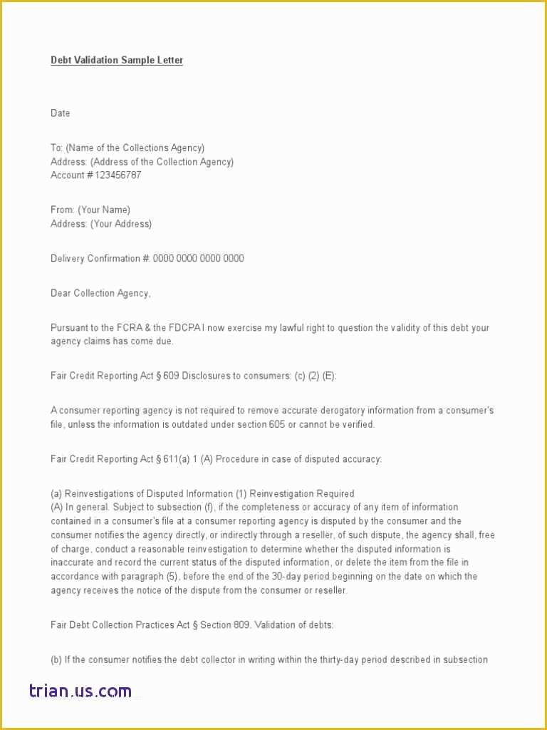 Free Section 609 Credit Dispute Letter Template Of Free Section 609 Credit Dispute Letter Template