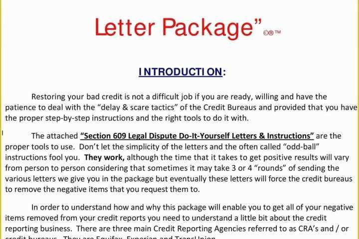 Free Section 609 Credit Dispute Letter Template Of the Section 609 Credit Dispute Do It Yourself Letter