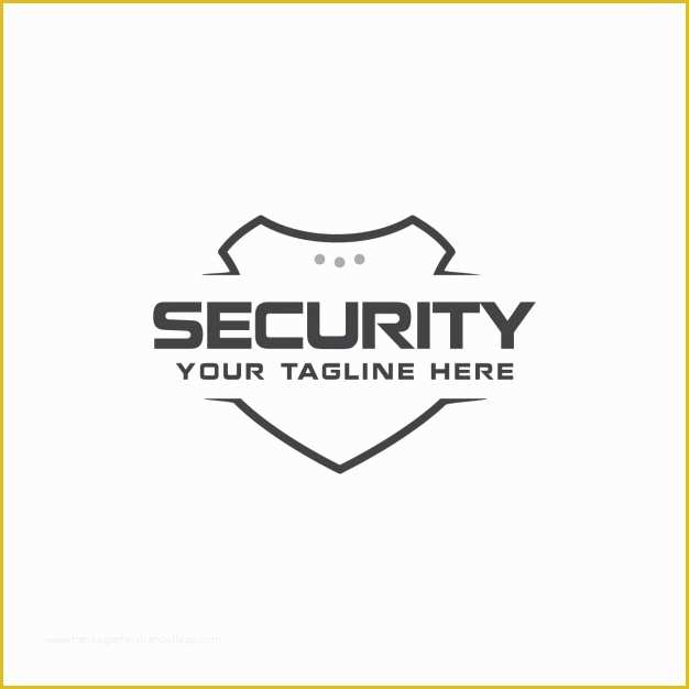 Free Security Company Profile Template Of Modern Security Logo Vector