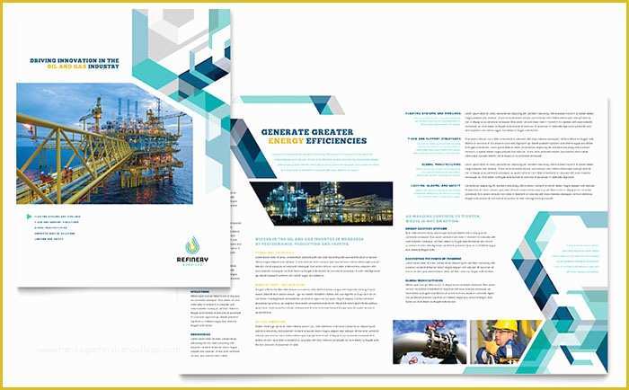 Free Security Company Profile Template Of Oil &amp; Gas Pany Brochure Template Word &amp; Publisher