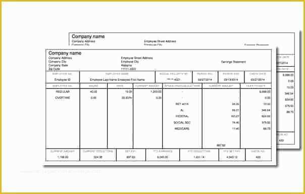 Free Self Employed Pay Stub Template Of 11 Self Employed Pay Stub Template