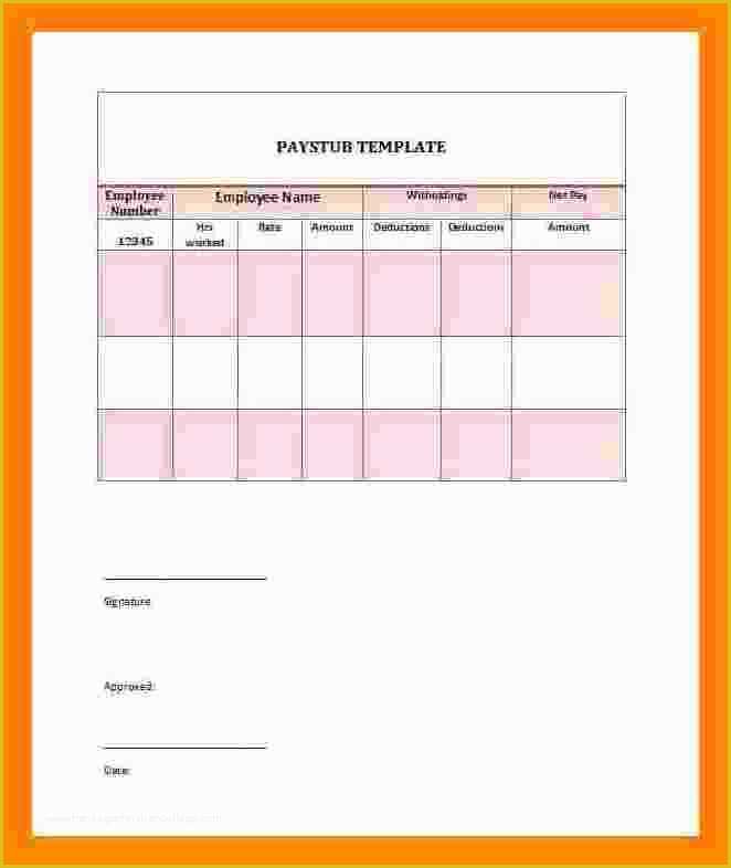 Free Self Employed Pay Stub Template Of 7 Self Employed Pay Stub Template