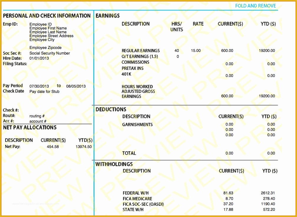 Free Self Employed Pay Stub Template Of 9 Self Employed Pay Stub Generator