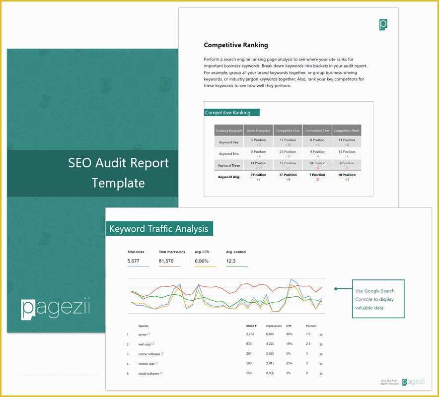 Free Seo Audit Template Of Build Your Sample Seo Report Template
