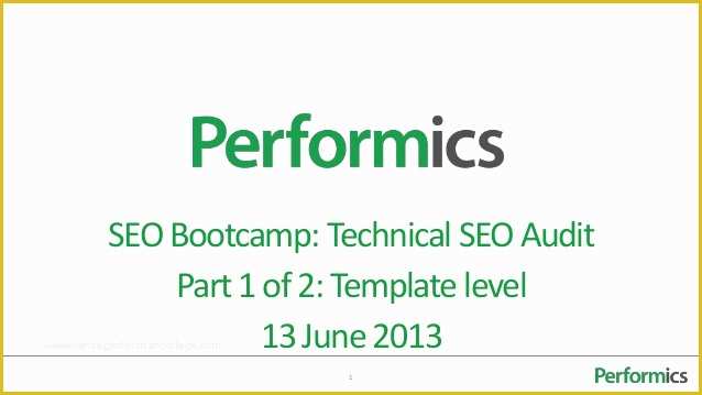 Free Seo Audit Template Of Seo Bootcamp Technical Seo Audit Template Level