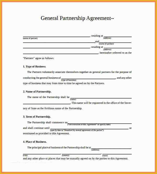 Free Service Agreement Template Australia Of 3 Partnership Agreement Template Australia