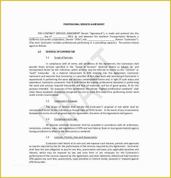 Free Service Contract Template Of 36 Service Agreement Templates Word Pdf