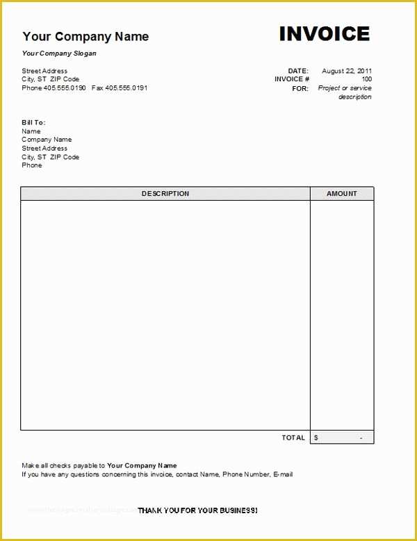 Free Service Invoice Template Download Of 1000 Images About Invoices On Pinterest