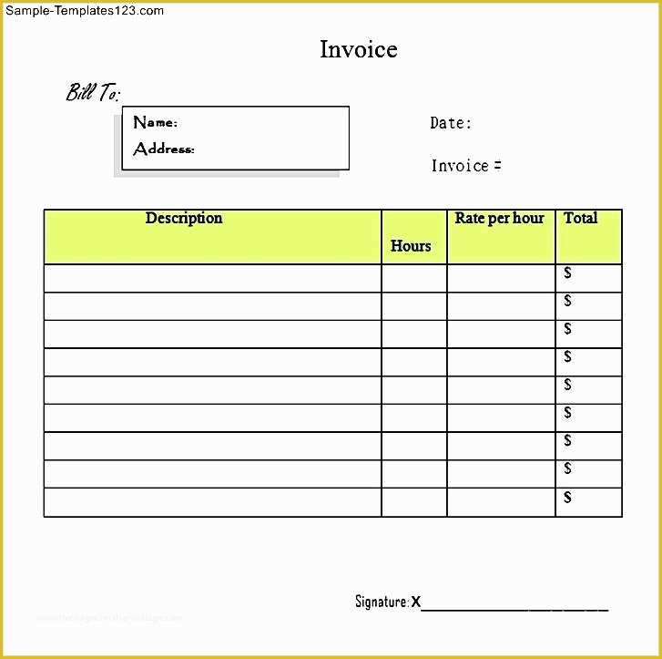Free Service Invoice Template Download Of Free Printable Invoices thevillas