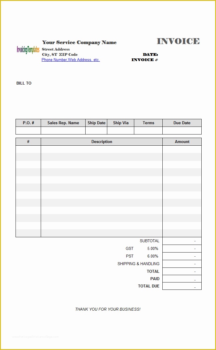 Free Service Invoice Template Download Of Freeware Download Adobe Acrobat Invoice Template