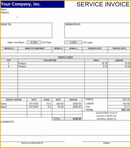 Free Service Invoice Template Download Of Invoice Template Invoices